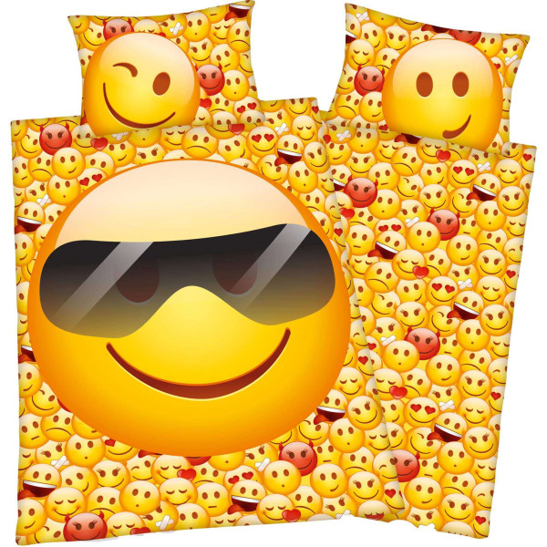 Bettwäsche Young Collection Emot!x Sonnenbrille
