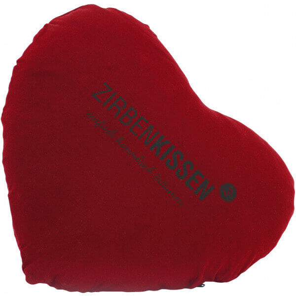 ZirbenKissen Herz rot