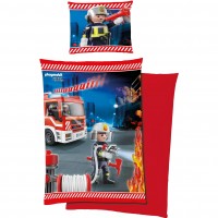 Bettwäsche Playmobil Feuerwehr