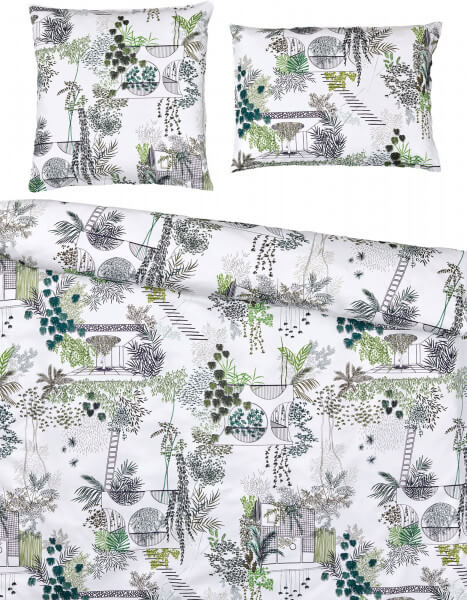 Christian Fischbacher Bettwäsche URBAN JUNGLE Satin