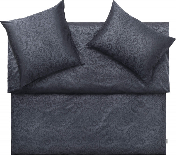 Schlossberg Bettwäsche TALIS bleu Satin Exquisit Jacquard