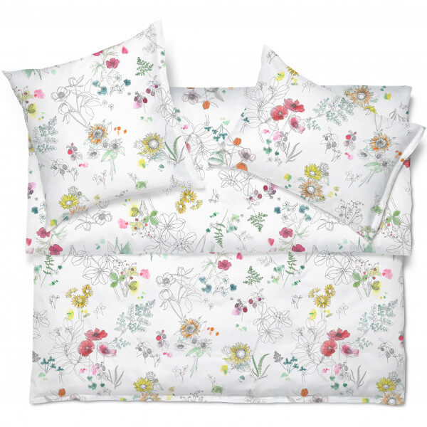 Schlossberg Bettwäsche PINA blanc Satin Noblesse