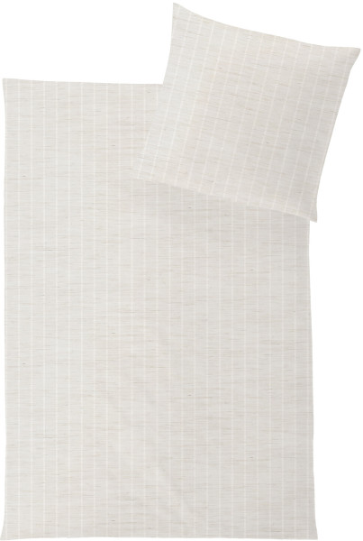 HEFEL Bettwäsche Opulence STREIFEN pearl
