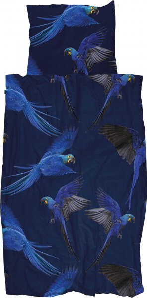 SNURK Bettwäsche Blue Parrot