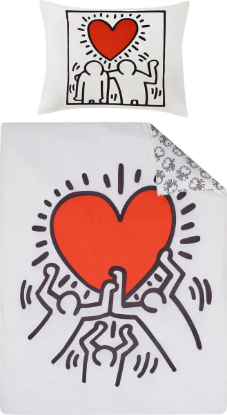 Bettwäsche Keith Haring «Love»