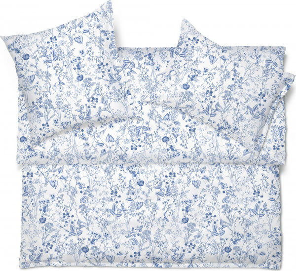 Schlossberg Bettwäsche MAYA bleu Satin Noblesse