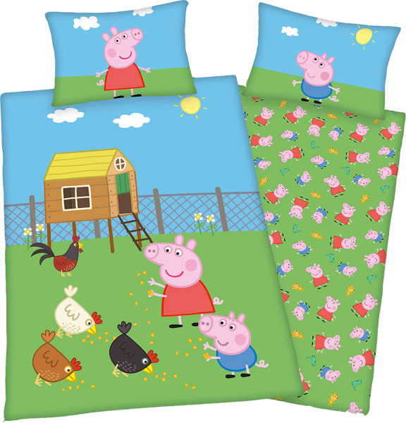 Bettwäsche Peppa Pig Hühnerstall