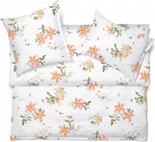 Schlossberg Bettwäsche LILIAN blanc Satin Noblesse